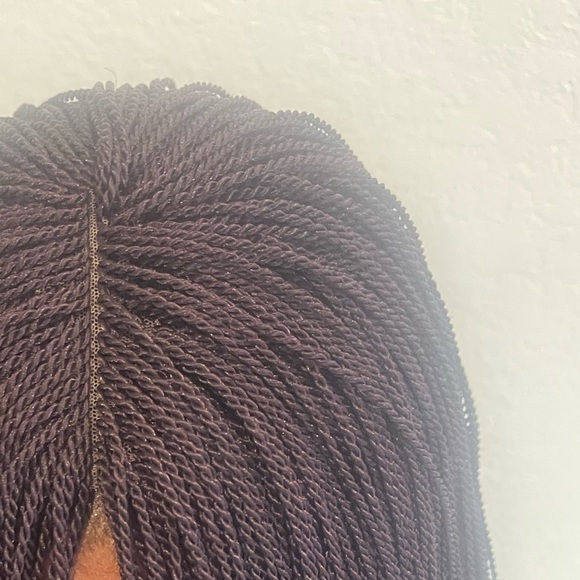 Braided Purple wig - Picture 8 of 12